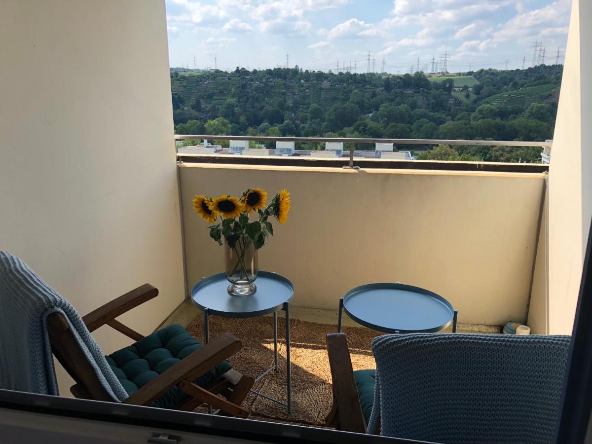 Grosses Appartement Mit Aussichtsbalkon 路德维希堡 外观 照片